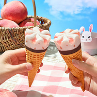 可愛多 和路雪 甜筒桃氣兔白桃玫瑰口味冰淇淋 68g*4支 雪糕 冰激凌