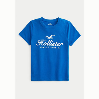 HOLLISTER24春夏新款美式风棉质宽松图案短袖T恤 女 KI357-3244