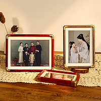 LINYI PHOTO FRAME 林益相框 中式實木相框擺臺6寸框架六照片打印加7高端結婚照8全家福10擺件