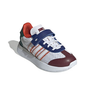 阿迪达斯 （adidas）童鞋运动鞋三叶草COUNTRY网面透气跑步鞋IF6897 白色 33码 