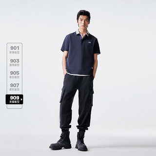 杰克·琼斯（JACK&JONES）春夏男士休闲舒适黑色个性工装休闲束脚九分牛仔裤224232057 A15黑色牛仔 常规 A15黑色牛仔 165/74A/XSRW