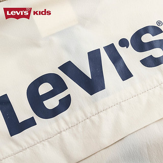 Levi's李维斯童装24夏儿童撞色拼接风衣男童连帽皮肤衣 雾卡其 130/64(7)