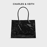 CHARLES & KEITH CHARLES&KEITH24夏新款CK2-30782346褶皱托特包腋下包