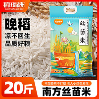 稻田绿洲 丝苗米10斤长粒香米新米象牙米猫牙大米10kg煲仔饭20斤