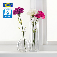 IKEA 宜家 SMYCKA思米加人造花康乃馨白色北歐仿真花花束裝飾裝飾花