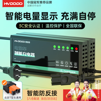 慧多多电动车电瓶车充电器48V12Ah60V72V20Ah雅迪爱玛台铃新日铅酸电池
