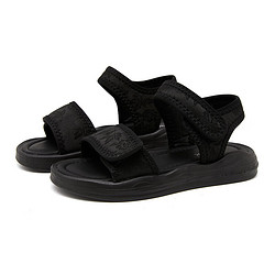 westlink西遇国风厚底运动凉鞋女黑色沙滩鞋