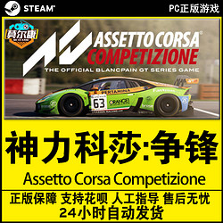 Steam正版 中文PC游戏神力科莎:争锋 Assetto Corsa Competizione