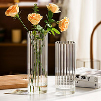 簡約創意透明花瓶客廳餐桌玄關擺件插花器 | 氧氣