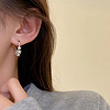 MOEFI 茉妃 s925银针感轻奢星星耳扣女2024年新款潮小众设计感耳环 星星耳扣