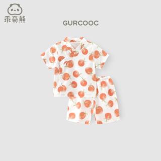 【天竹棉】男女宝宝短袖短裤套装夏季薄款婴儿居家衣服裤子两件套