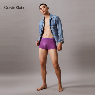 Calvin Klein内衣【彩虹系列】24春夏男五条装多色棉质低腰防夹臀内裤NB3916 NL4-葛巾紫/蔷薇粉/热带橙/天青蓝/春芽绿