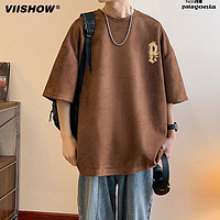 ViiSHOW 麂皮绒重磅男款T恤 TD1515232