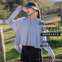 马克华菲2024夏季女斗篷冰润丝轻薄防晒衣防紫外线透气防晒服