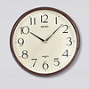 SEIKO 精工 时钟家用免打孔客厅简约轻奢钟表挂墙11英寸28cm挂钟