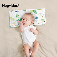 HUGVIDAS 嬰兒枕頭新生兒專用云片枕紗布吸汗透氣寶寶初生0到2-3一6個月1歲