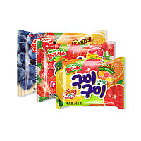 乐天 韩国进口混合水果葡萄味果汁软糖QQ橡皮糖儿童小零食