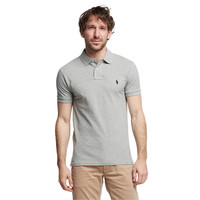 RALPH LAUREN 男士Polo衫短袖 商务休闲 710795080 005灰色 S