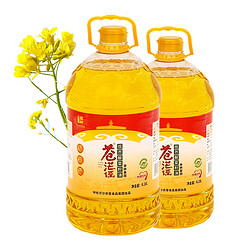 苍茫谣 CangmangYao）芥花油 低芥酸菜籽油 6.18L 非转基因 压榨一级国企出品