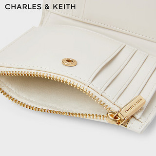 CHARLES&KEITH24夏季新品绗缝菱格多卡位短款钱包女CK6-10681128  XXS