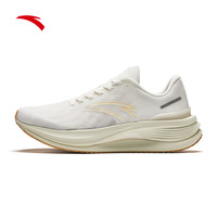 ANTA 安踏 冠军 3 Pro 氮科技减震透气跑步男鞋 112425561-6 纸莎白/粗麻灰 45
