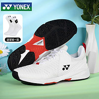 YONEX 尤尼克斯 网球鞋舒适型网羽通用男女款SHTS3MACEX 白红 40