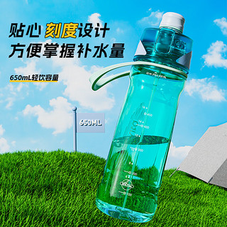 施密特（simita）喷雾水杯 大容量运动健身塑料杯学生儿童喝水壶
