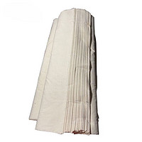 国瑞信德保养布 白色不掉毛易撕裂棉质布1米长 宽160厘米