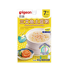 Pigeon 贝亲 婴幼儿辅食粥 三文鱼土豆味 80g