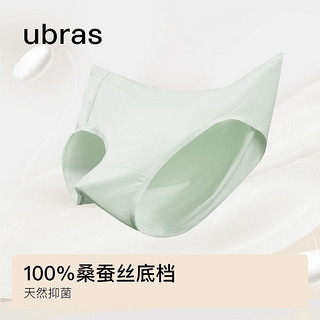 百亿补贴：Ubras 桑蚕丝抑菌档夏季柔软透气莫代尔中腰内裤