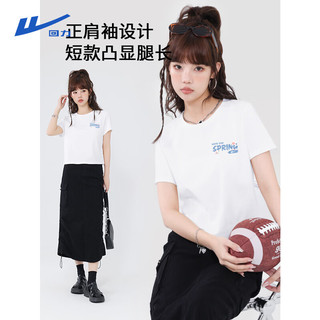 WARRIOR 回力 女士纯棉圆领短袖