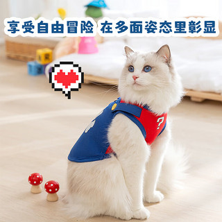 嬉皮狗（hipidog）春夏季狗狗多面玩家系列猫咪两脚背心泰迪比熊博美宠物狗衣服 邦迪蓝吊带裙 L （体重8-11斤）