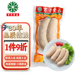 育青食品 老北京風味熟食鮮肉腸 冷藏熟食制品 即食香腸 風味火腿腸 佐餐 老北京蒜腸195g