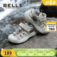  BeLLE/百丽 透气网面 儿童运动凉鞋