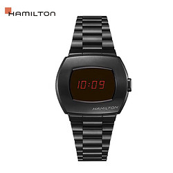 HAMILTON 汉米尔顿 瑞士手表 美国经典系列PSR数字石英腕表小黑块H52404130
