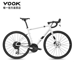 VOOK ONE 公路自行車 13速 碳纖維前叉 碟剎 輕量8.3kg 白色 13速