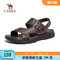 CAMEL 骆驼 男鞋头层牛皮凉鞋 沙滩鞋