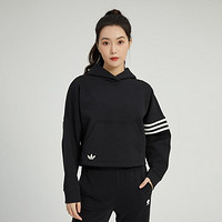 adidas ORIGINALS 时尚百搭女子针织连帽卫衣运动套头衫女装