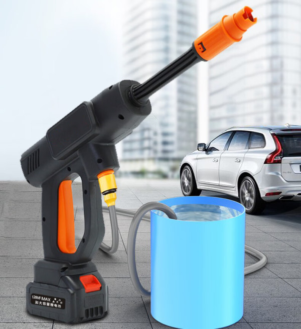 家用多功能无线锂电洗车机高压水枪洗车