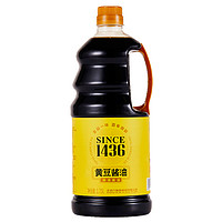 六必居 酱油 黄豆酱油 酿造酱油 1.75L 中华
