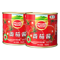 88VIP：屯河 中粮屯河蕃茄酱198gX2罐儿童宝宝意面酱0添加剂家用番茄罐头