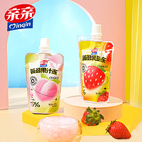 Qinqin 亲亲 蒟蒻吸吸果冻小包装60g乳酸小零食0脂儿童可吸冻整箱草莓香橙