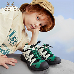YeeHoO 英氏 童鞋儿童凉鞋2024夏季新款防滑软底宝宝涉水鞋透气男童鞋子