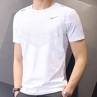 限尺码：NIKE 耐克 时尚百搭 男子梭织运动短袖T恤