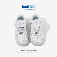 天美意（TEENMIX）天美意童鞋儿童运动鞋秋季低帮白色女童鞋子中大童潮款 白色 26码