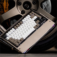 Angry Miao 怒喵科技 怒喵&DRY STUDIO Black Diamond 75 V1/V2客制化机械键盘无线 钛坦 钛色 成品套装（高配版）