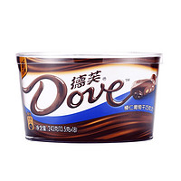 Dove 德芙 巧克力 榛仁葡萄干 碗装243g