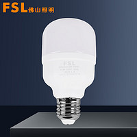 FSL 佛山照明 led燈泡節能燈E27大螺口柱形泡5W白光6500K