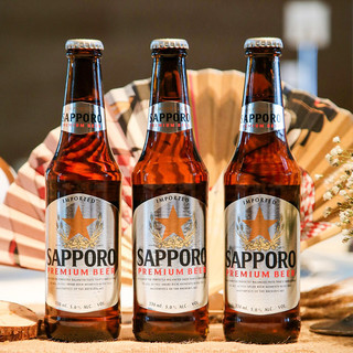  ABInbev/百威英博 札幌拉格精酿啤酒  1x24x330ml 包装 330ml
