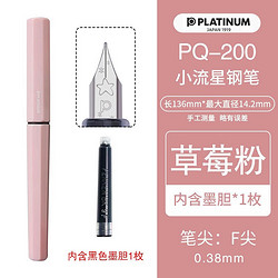 PLATINUM 白金 钢笔 F尖（自带黑色墨囊1支）